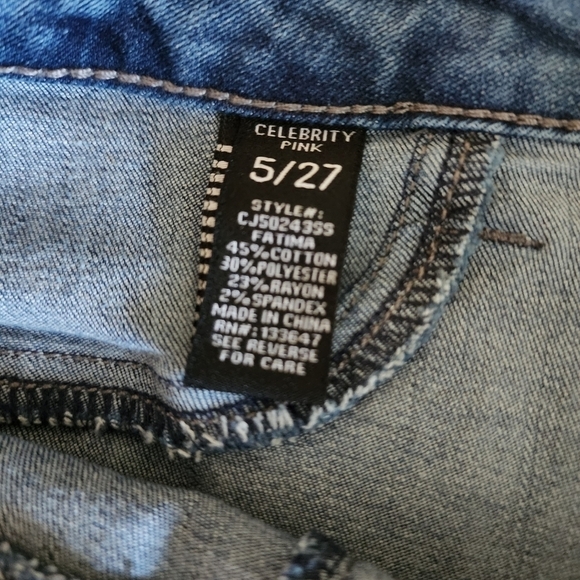 CELEBRITY PINK DENIM SKIRT - Picture 6 of 6